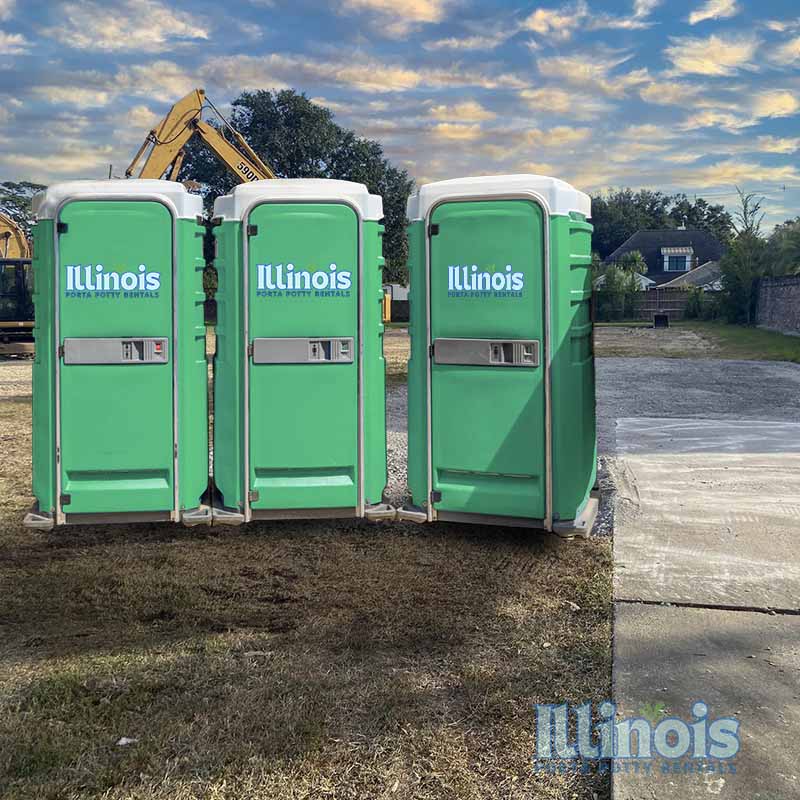 portable toilets and showers